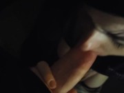 Public Creampie at Work for hottie 1/16