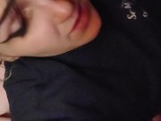 Public Creampie at Work for hottie 12/16