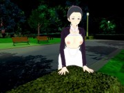 Обещанный Неверленд | Изабелла мастурбирует в общественном парке [3d хентай] 6/16