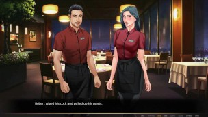 Hillside-Waitress Wild Blowjob