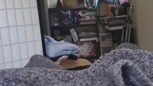 Big amateur cumshot after work 