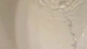 Morning Hard on and pissing slow motion ASMR