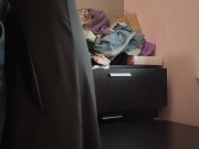 Fucked a beauty in a dress on the table and cum on her !!! 1/16