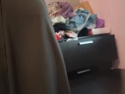 Fucked a beauty in a dress on the table and cum on her !!! 5/16