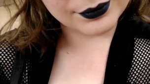 Whore Shows Off in Walmart Restroom