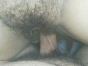 Eating my wife's hairy pussy 7/16