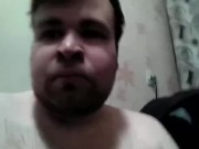 Артем наступил ногой на член и сам себе дрочит ногами self suck autofellatio self footjob