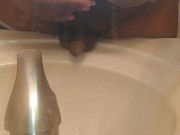 Black Man with tiny dick peeing - Screenshot 14 of 16 - Small Penis