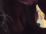 Sucking hard cock dirty milf slut has an mouth full 5/16