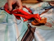 プラグスーツのエヴァ式波アスカラングレーのフィギュアに精子ぶっかけ【キモオタクの喘ぎ声&キス&尻舐めあり】 - Screenshot 7 of 16 - Anime