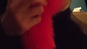 James plays with a Tail Plug and a Inflatable Buttplug