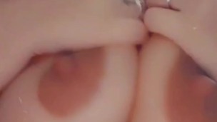 Horny Hostess at Public Restaurant 3 - Risky bathroom orgasm