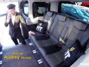 FUCKEDINTRAFFIC - AUDREY JANE RUSSIAN BRUNETTE ENJOYS BIG COCK IN THE BACKSEAT 1/16