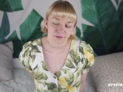 Beautiful Blonde Hair Jolie Goes Outside to Explore Her Holes 11/16