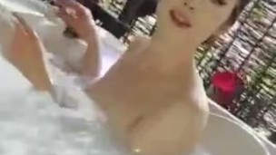I'm having a naughty play in the HOT TUB and nearly get CAUGHT!