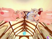 FOURSOME WITH JEAN AND BARBARA - GENSHIN IMPACT Porn 8/16