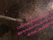 Pouring piss in my asshole then squirting it back out