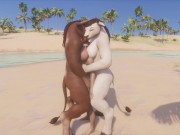 Wild Life / 3Some Furry Porn (Tali's and Max) 🐮 7/16
