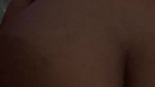 Mixed Chick w/ Fat ASS Fucks Herself w/ Realistic DILDO Until She Cums SOUND ON