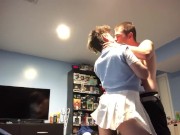 Twink in skirt gets pounded (only fans thustin69)