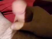 Solo jerking small dick