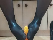 nylon foot caress 14/16