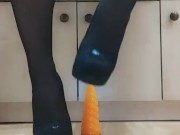 nylon foot caress 2/16