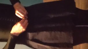 Sissy School Girl Gets Dressed and Twirls Around