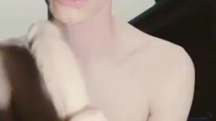 Slutty sissy twink lives showing his skills