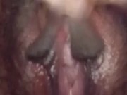 Playing with my clit and squirting
