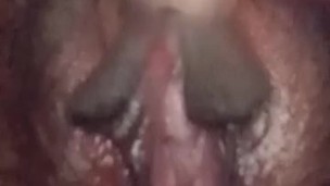 Playing with my clit and squirting