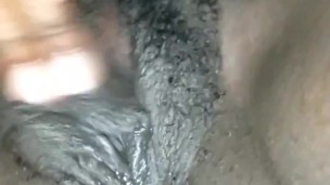ebony Kasha Links plays with herself for u guys