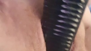 Just a tease.. watch me shove this thick black toy in my tight creamy pussy