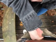 Friend makes me cum in public park 12/16