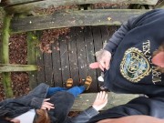 Friend makes me cum in public park 16/16