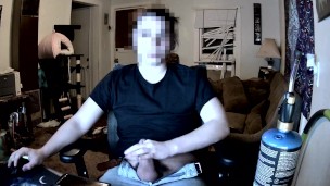 Webcam view of me playing with myself