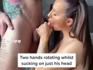 Best Blowjob Techniques from Jess Miller, Naughty Naked Sucking Hard Cock