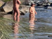 Nude River Swim and Fucking 8/16