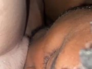 He ate my white pussy up!  7/16