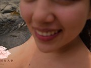 I fuck a stranger in the river after playing with my boyfriend 16/16