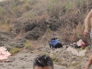 I fuck a stranger in the river after playing with my boyfriend 2/16