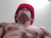 Construction workers public wyld breaks. Look up at me when u swallow