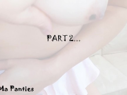 Cute Petite Rubbing Cock in Sexy Lingerie !! PART 2