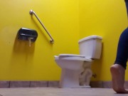 Barefoot Public Toilet Piss 13/16