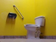 Barefoot Public Toilet Piss 16/16