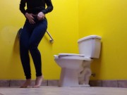 Barefoot Public Toilet Piss 2/16