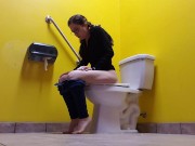 Barefoot Public Toilet Piss 7/16