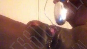 A cold Big stick in my pussy 