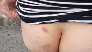 Desperate to piss in the street with people nearby