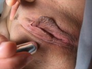 HER VIBRATOR STUCK INSIDE WET PUSSY! #RealOrgasm #Details #AnalPlug 13/16